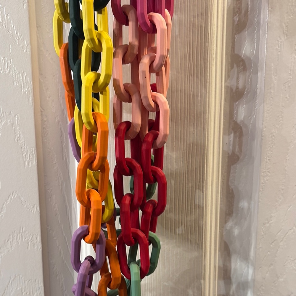 Sassy Jones Multicolor Chain Necklace